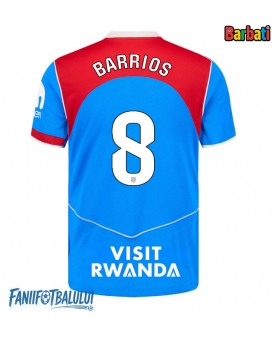 Atletico Madrid Pablo Barrios #8 Tricou Fotbal Replică 2025-26 Barbati Treilea